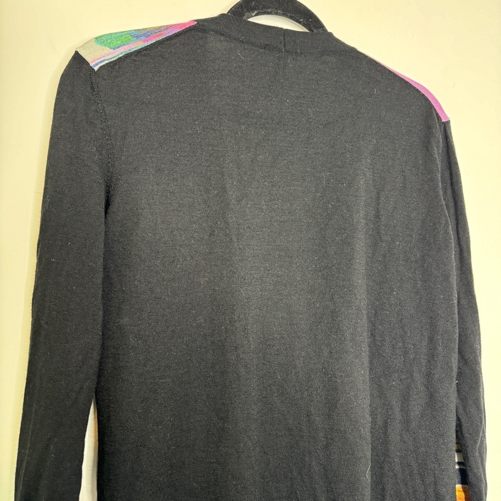 ESCADA Black Multicolor Cardigan XL - Picture 7 of 8